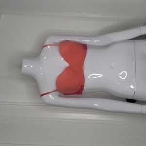 Free People Orange & Pink Underwire Bra Size 34C